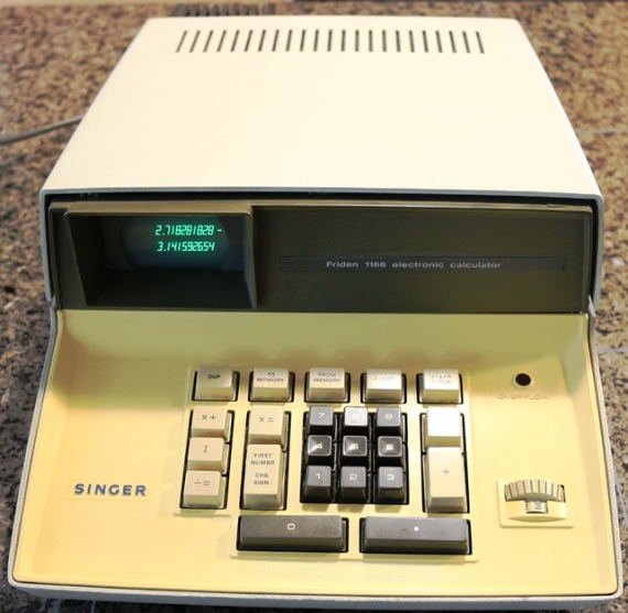 Figure 14 — The Singer/Friden 1166, the last and most numerous CRT calculator.