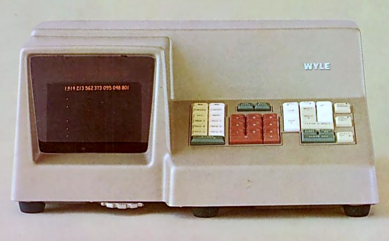 Figure 15 — The Wyle Scientific: six registers of 24 digits on an eight-inch tube.