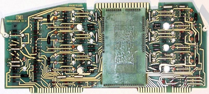 Figure 5 — The core-memory board of an HP 9100B.