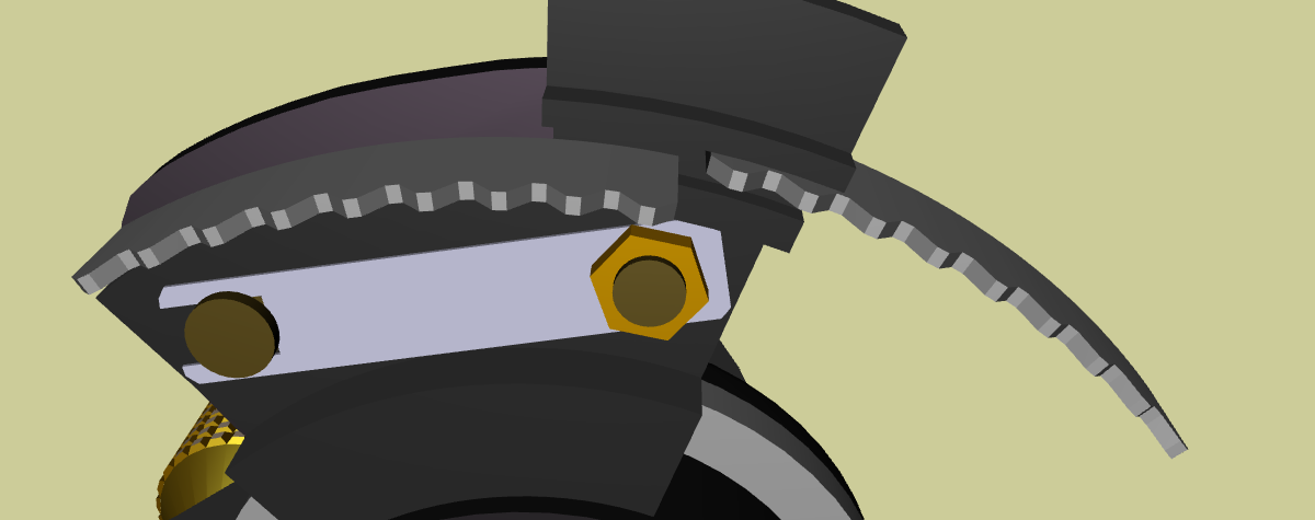 Figure 6 — The reset racks: one returns the first two wheels of each display, the other the remaining wheels.