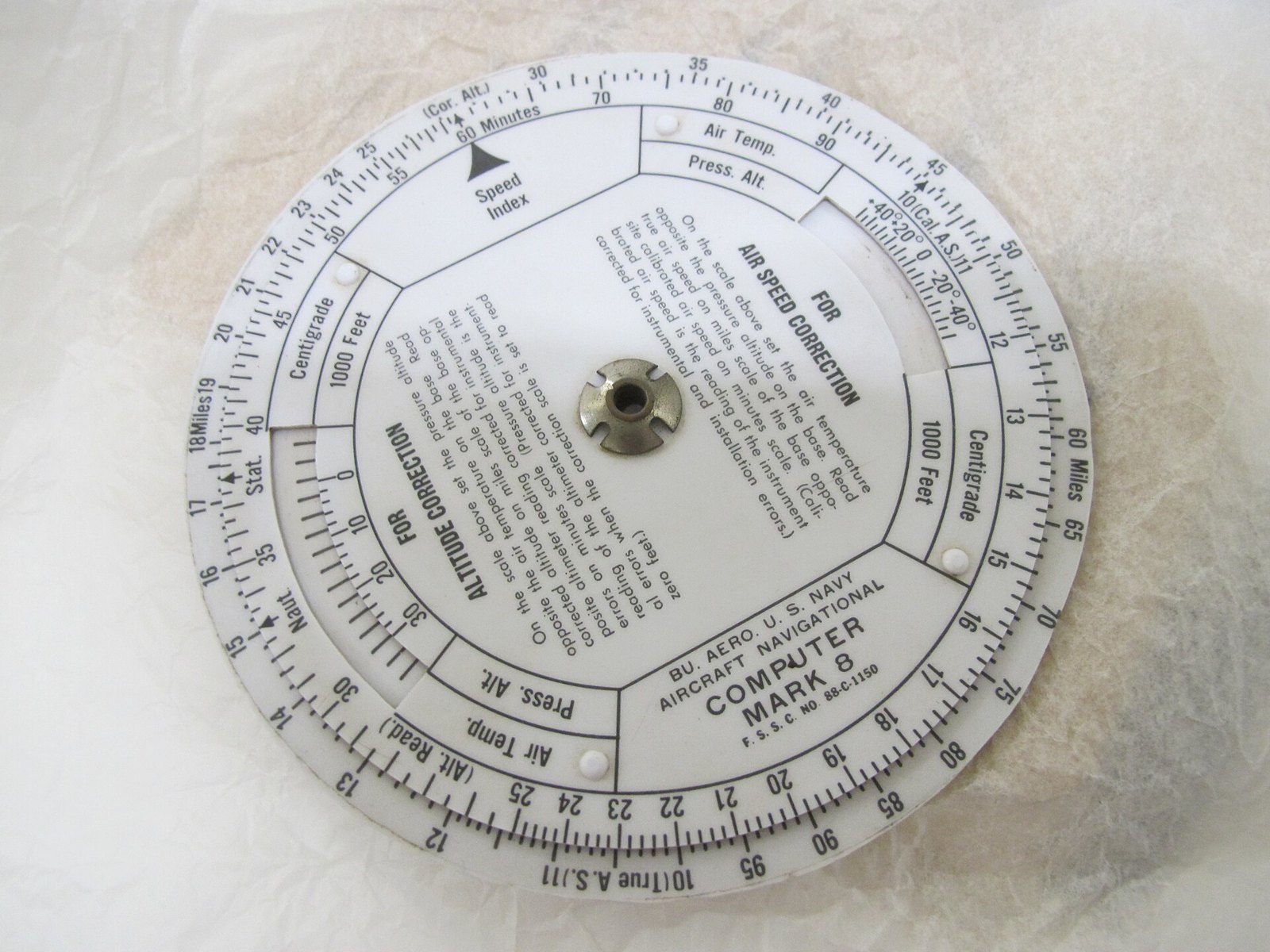 Figure 8 — A US Navy Mark 8 navigational computer, made by Weems.