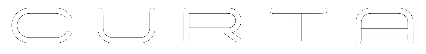 Figure 4 — The wordmark rendered in reverse, as it appears applied to the body.