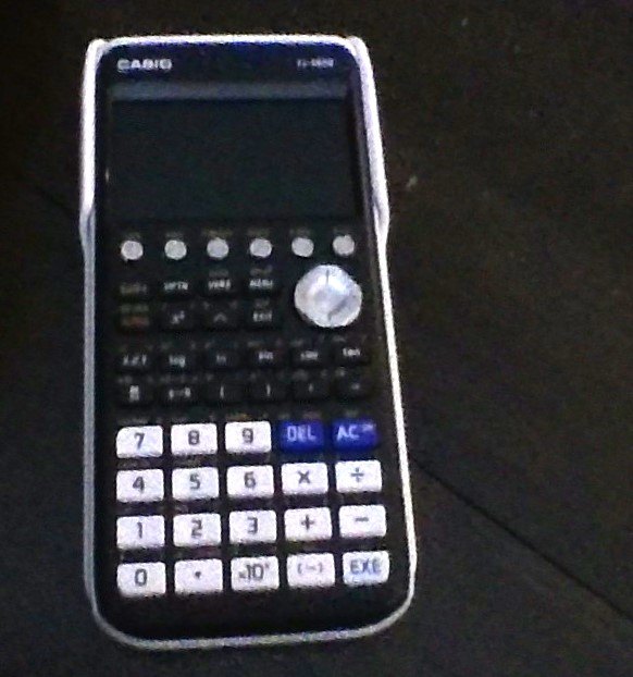 Figure 7 — The Casio fx-CG50 of 2017, the third generation of Casio's colour Prizm.