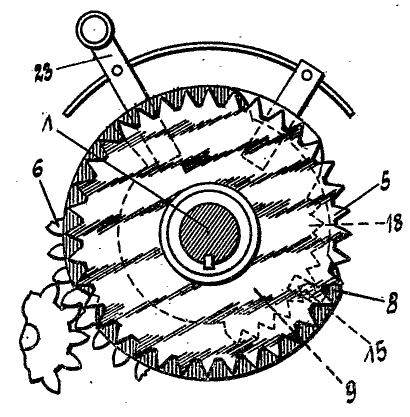 Figure 8 — The first switching-latch patent, DE 367,726, filed by the Deutsche Telephonwerke on 24 October 1920.