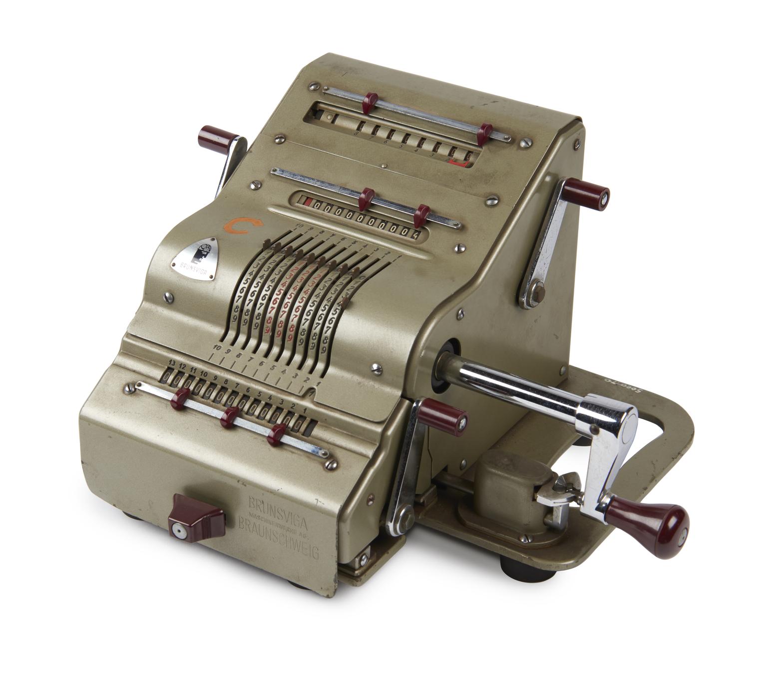 Figure 6 — A Brunsviga 13Z, from Braunschweig, the dominant German pinwheel machine.