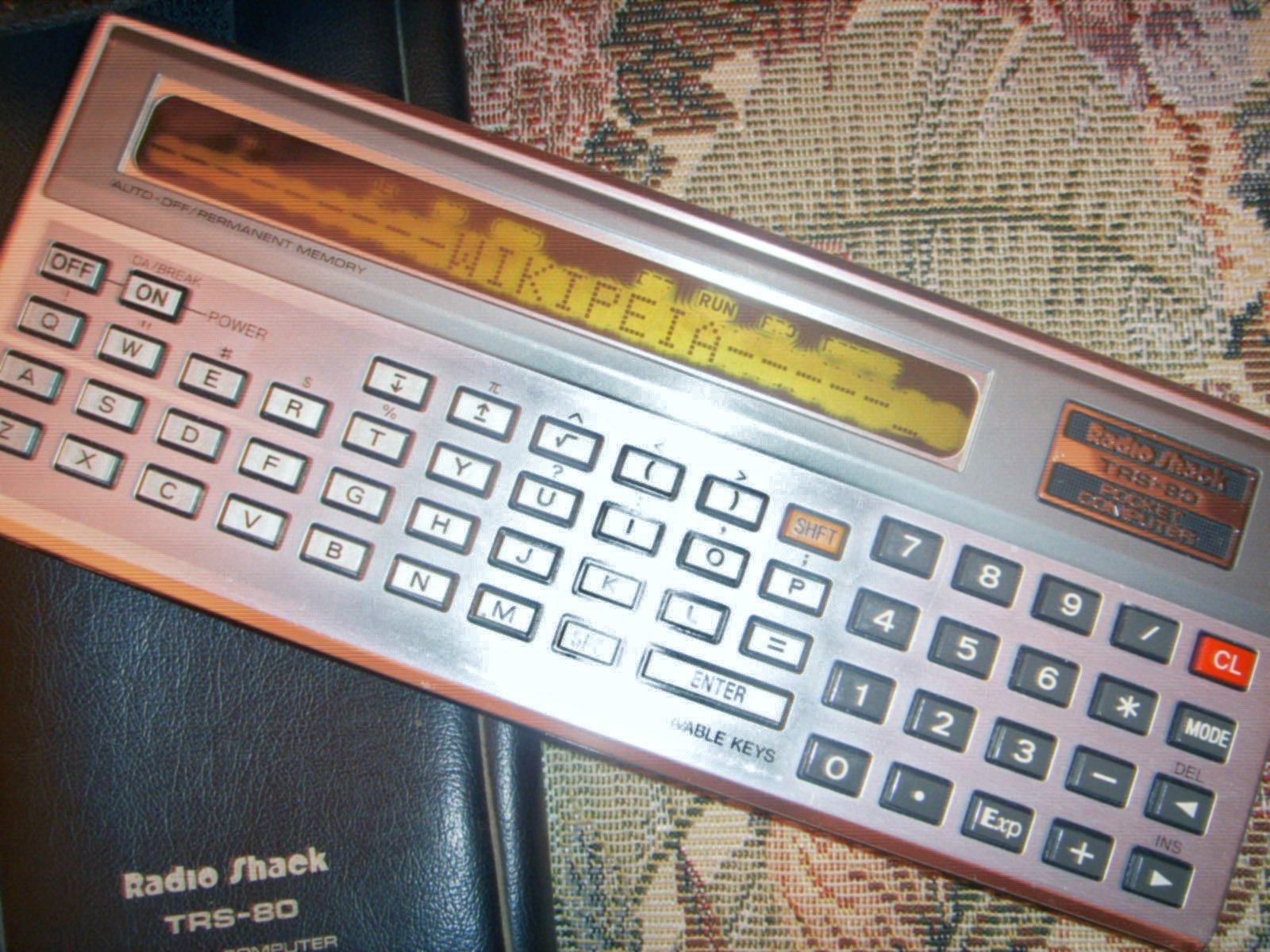 Figure 7 — A Radio Shack TRS-80 Pocket Computer.