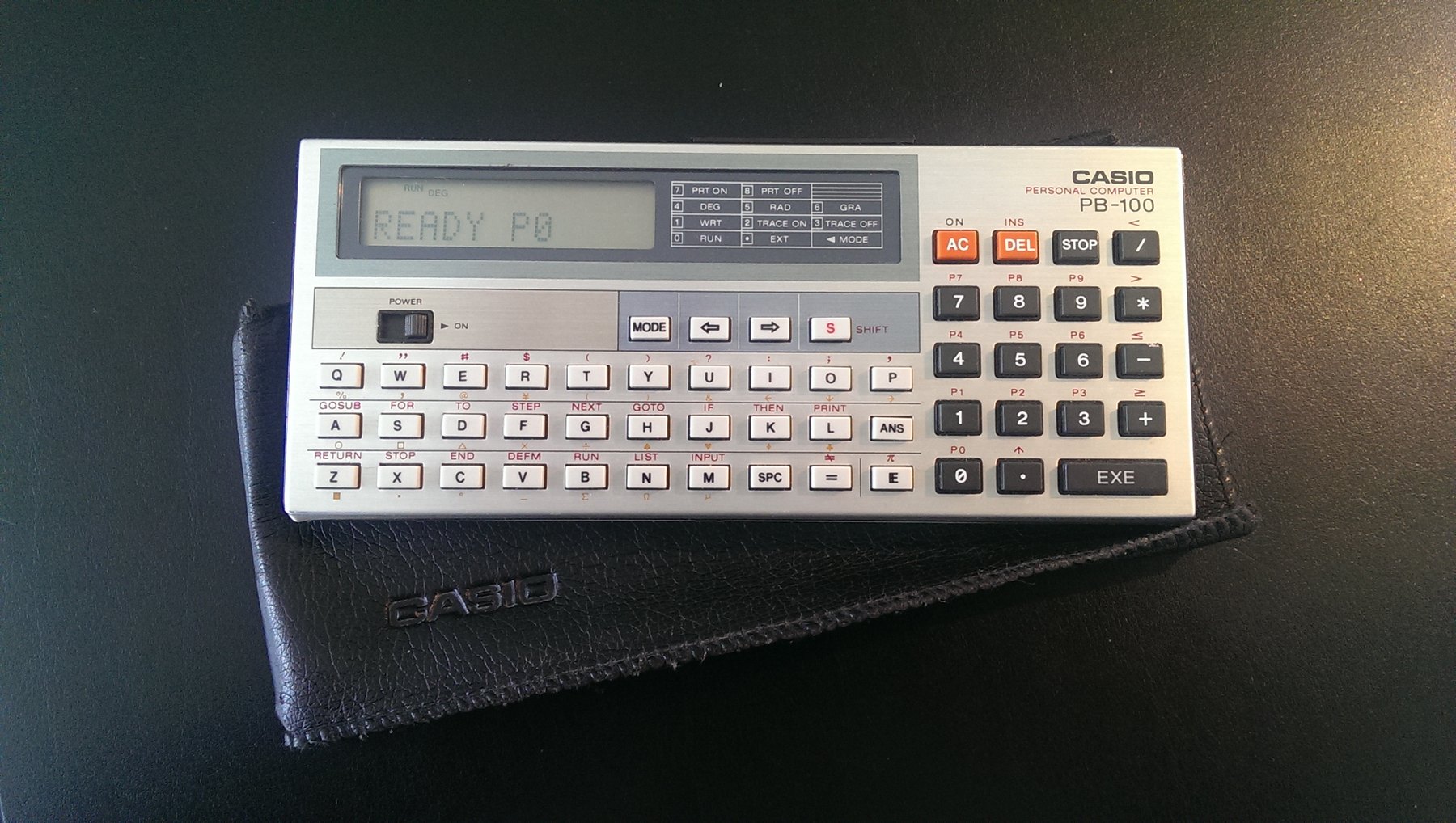 Figure 12 — The Casio PB-100 of 1982: less than $70, the cheapest pocket computer of its time.