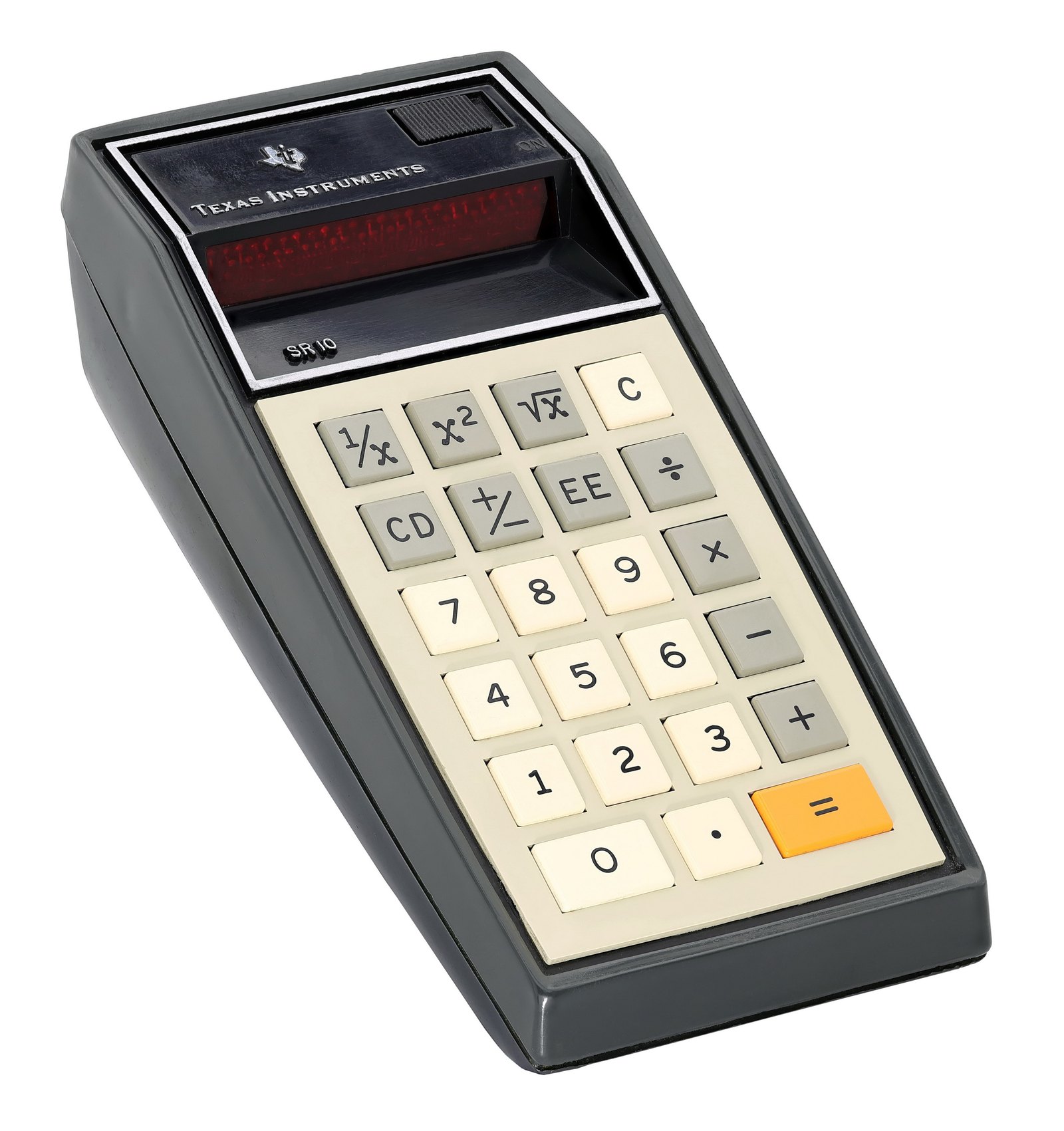 Figure 4 — The Texas Instruments SR-10, TI's first "slide rule" calculator.