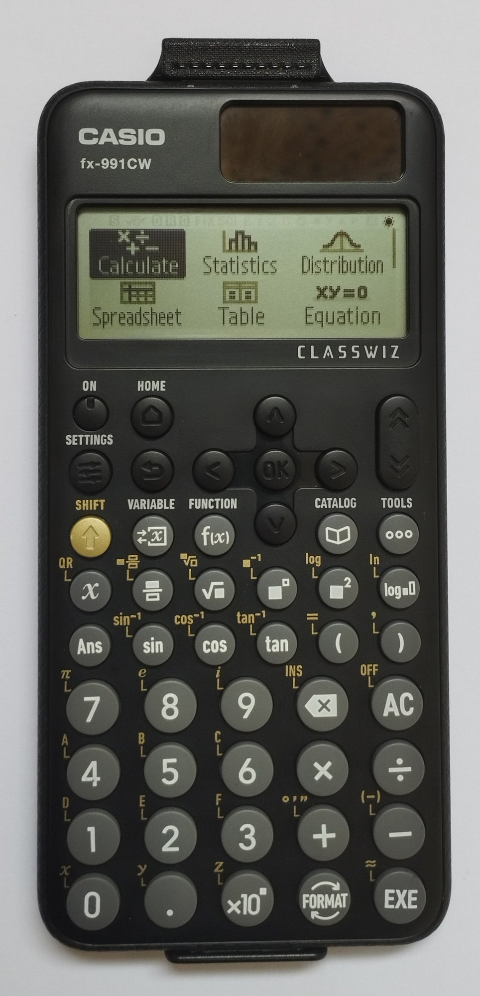 Figure 10 — The Casio fx-991CW, the second-generation ClassWiz of 2022.
