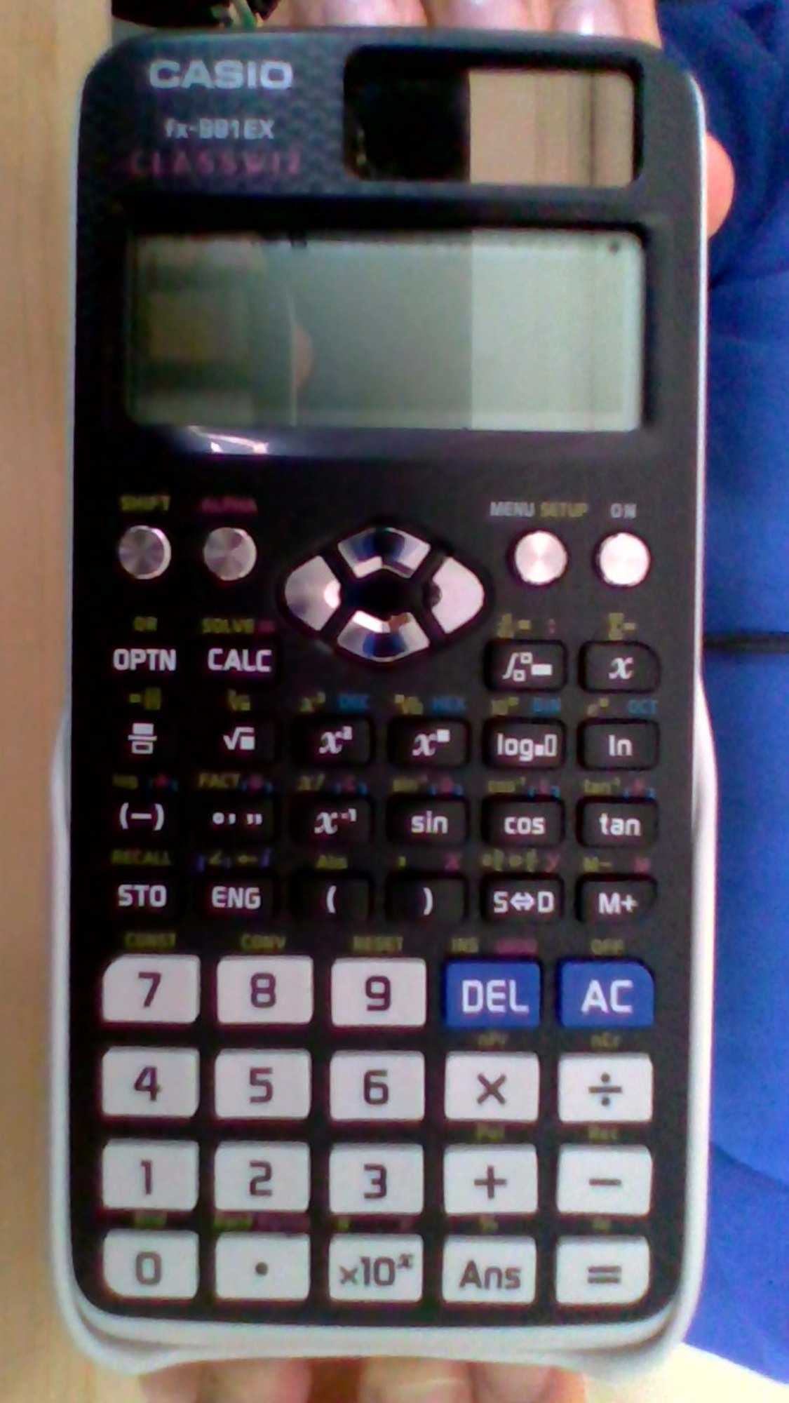 Figure 9 — The Casio fx-991EX ClassWiz of 2015, with a 192 × 63 dot display.
