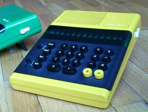 Figure 21 — The ELKA 50, a later Bulgarian desk calculator with a fluorescent display: the machine seen in the Soviet film Office Romance.